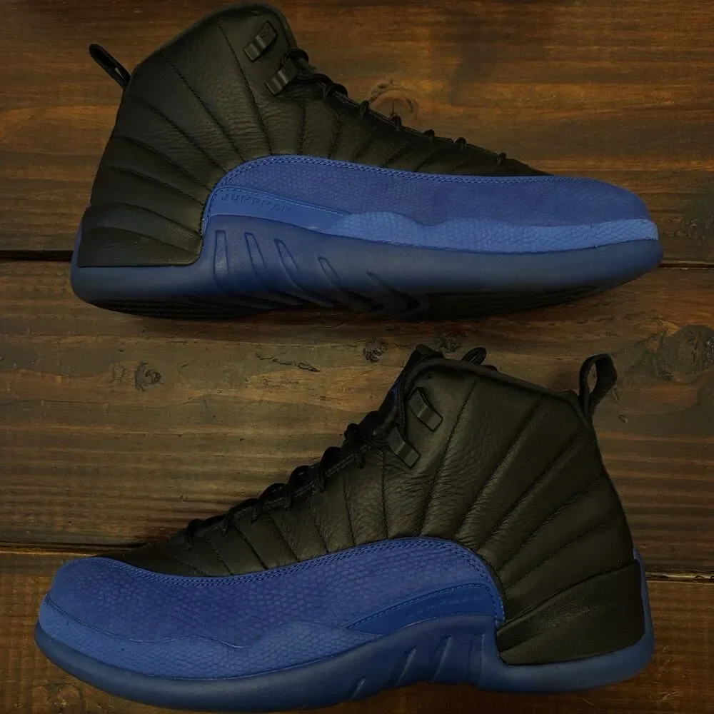 Air Jordan 12 Retro Black Game Royal Shoes